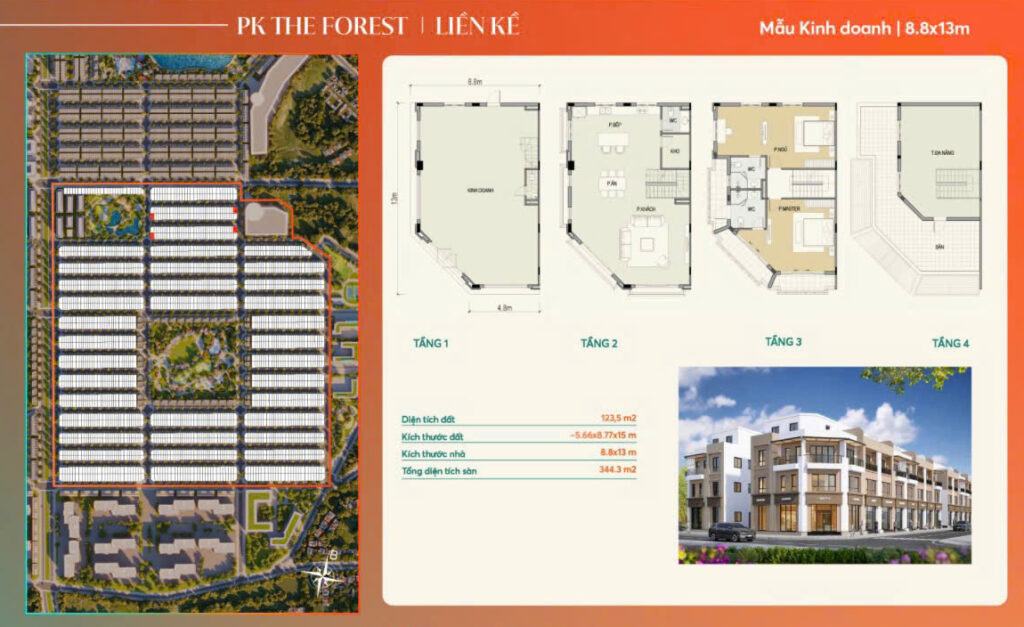 Nhà phố liền kề Vinhomes Green City