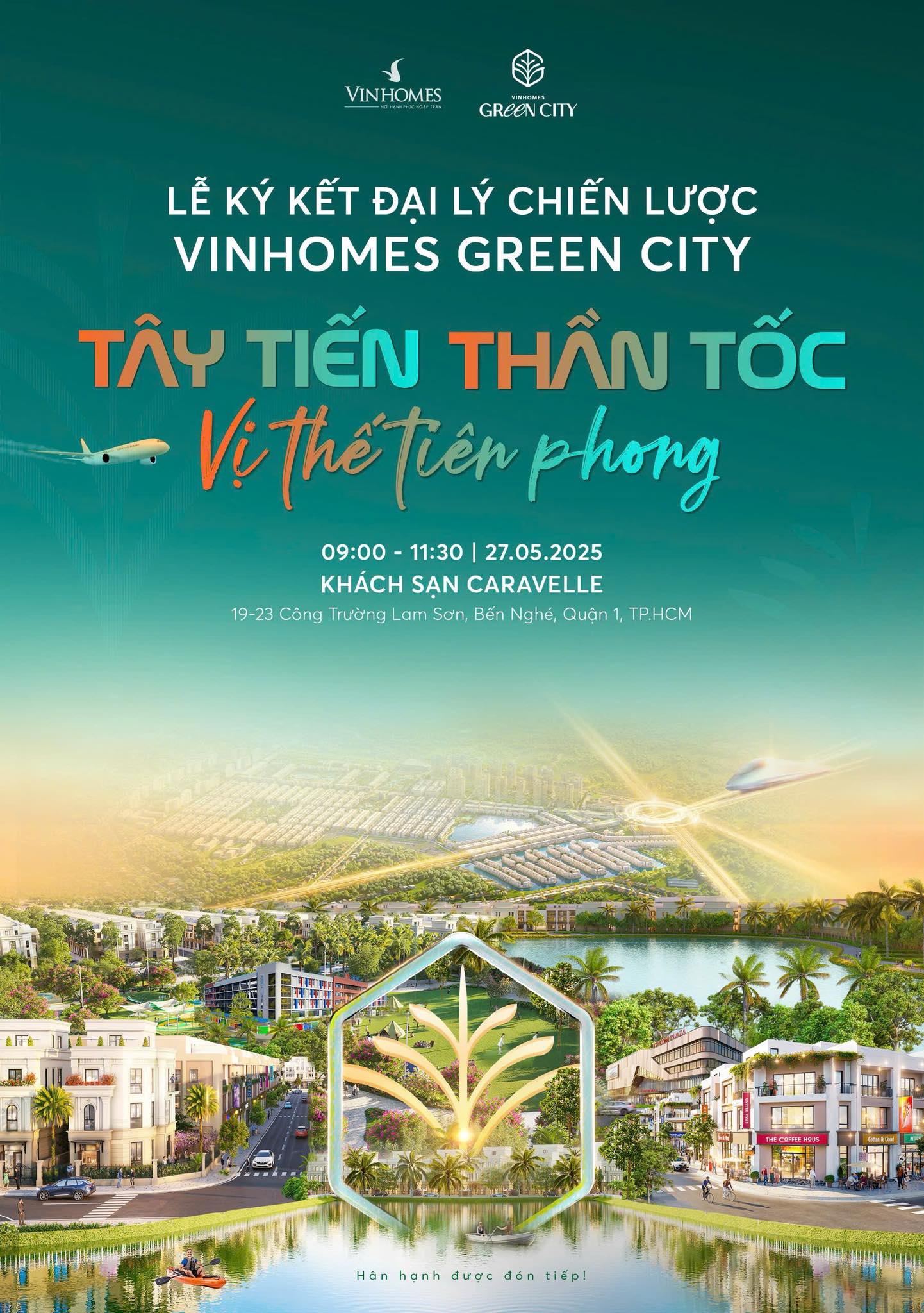 lễ ký kết đại lý f1 Vinhomes Green City
