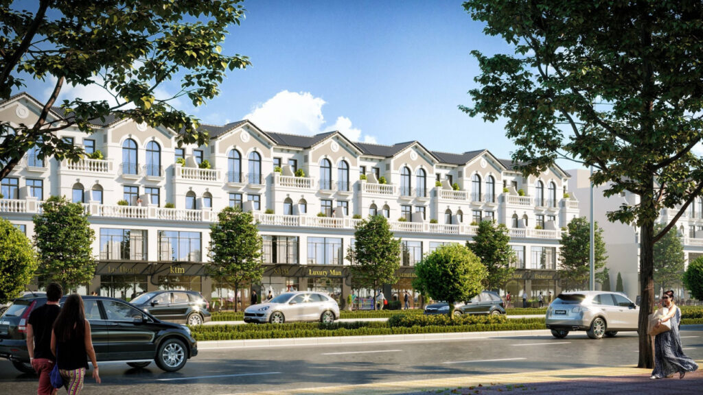 phối cảnh nhà phố Vinhomes Long An