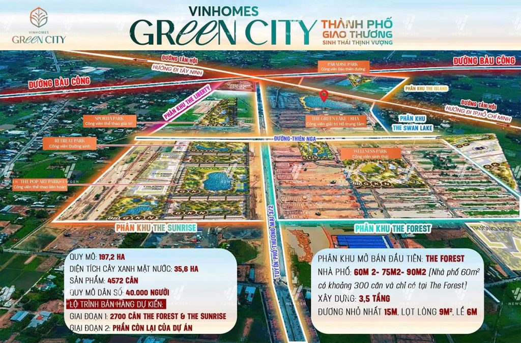 giới thiệu nhà phố vinhomes green city long an
